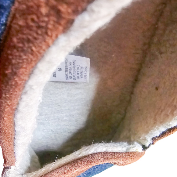 Ariat navy Lincoln sherpa lined slipper size 10 - Picture 12 of 14